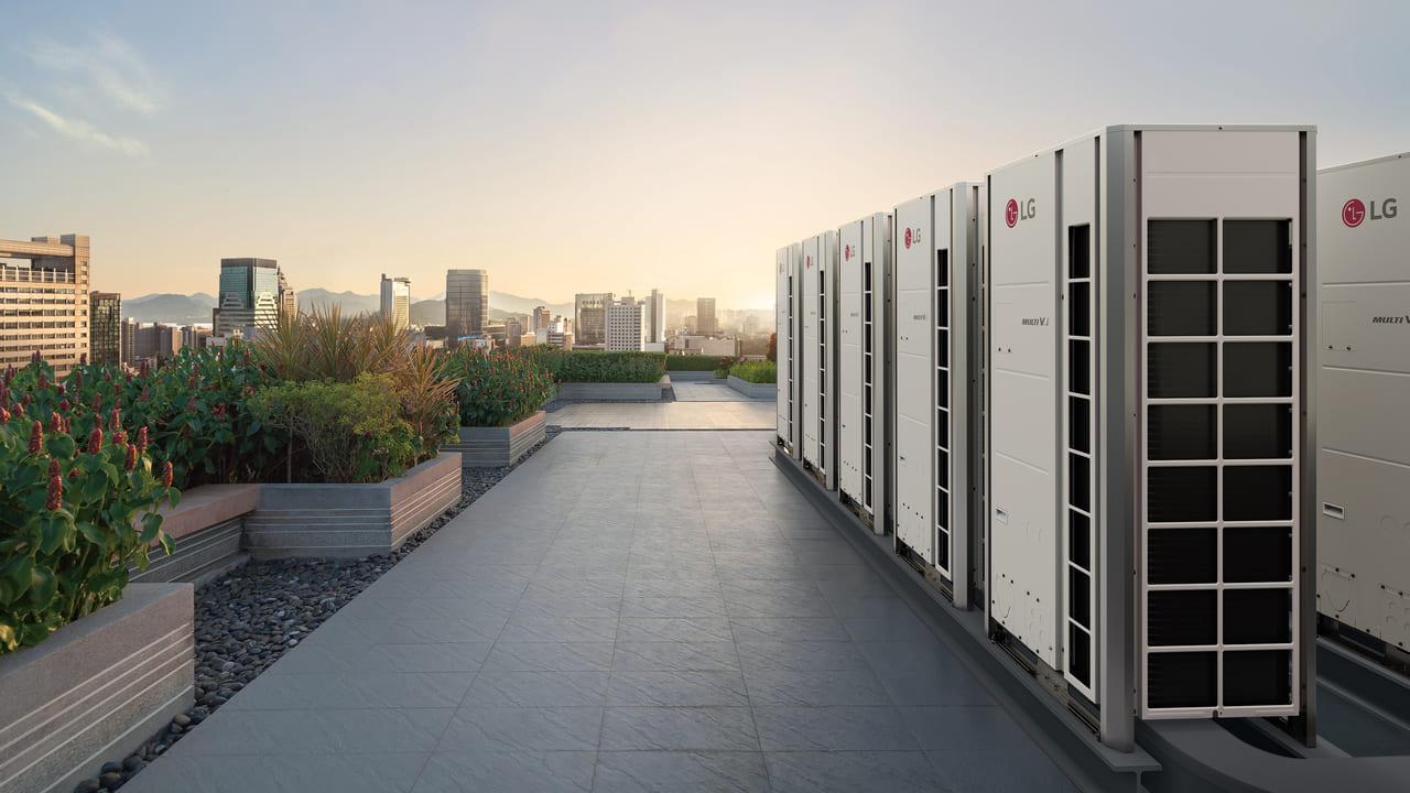 Eco Solution, The LG Eco Solution Company offers advanced air conditioning solutions, including chillers, tailored for diverse sectors and climates.