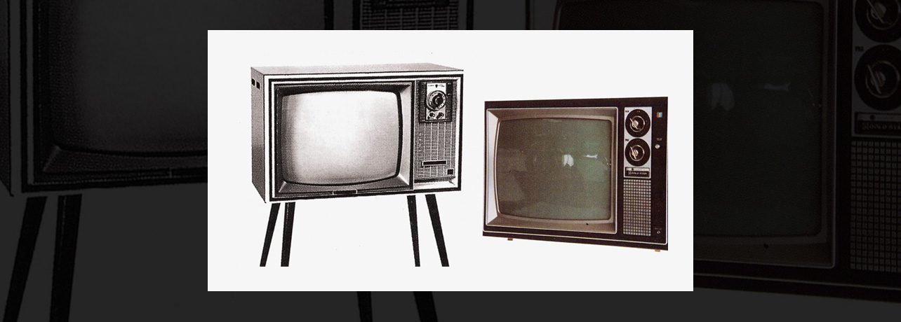 1966_The first 19-inch black and white TV in Korea